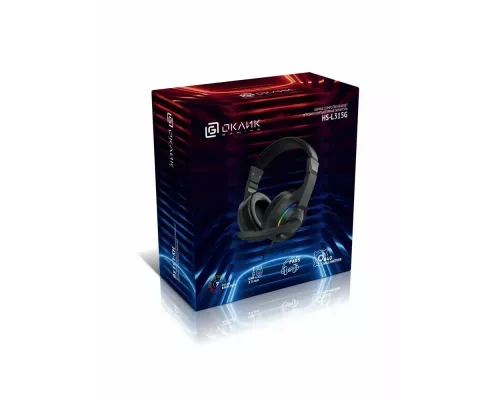 Наушники Oclick HS-L315G черный