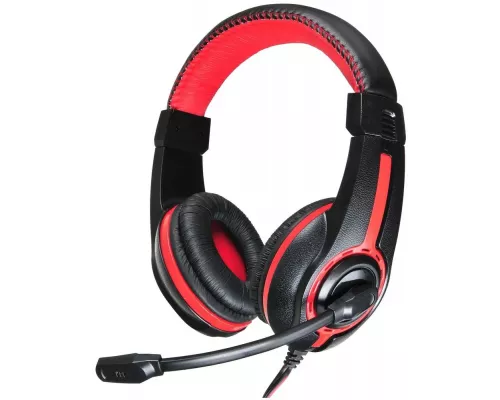 Наушники Oklick HS-L200 черный/красный