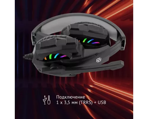 Наушники Oklick HS-L355G черный