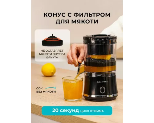 Соковыжималка GALAXY GL 0855 черный