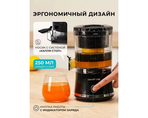 Соковыжималка GALAXY GL 0855 черный