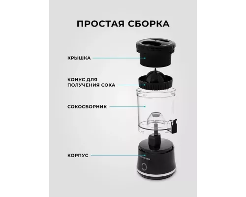 Соковыжималка GALAXY GL 0855 черный