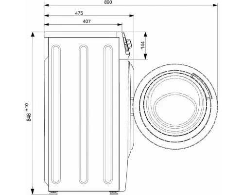 Стиральная машина Atlant СМА-60У1210-00 белый