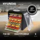 Сушилка для овощей и фруктов Hyundai HYFD-1802 черный