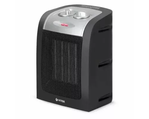 Тепловентилятор Vitek VT-2067 черный/серебристый