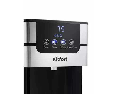 Термопот Kitfort КТ-2501 черный/серебристый