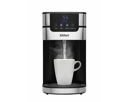 Термопот Kitfort КТ-2501 черный/серебристый