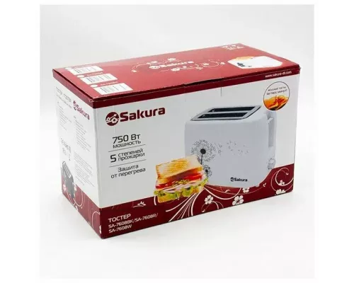 Тостер Sakura SA-7608W белый