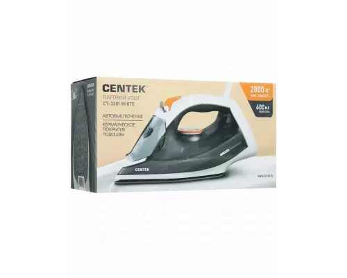 Утюг Centek CT-3301 белый/серый
