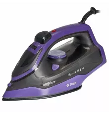 Утюг Delta DL-353 черный с фиолетовым