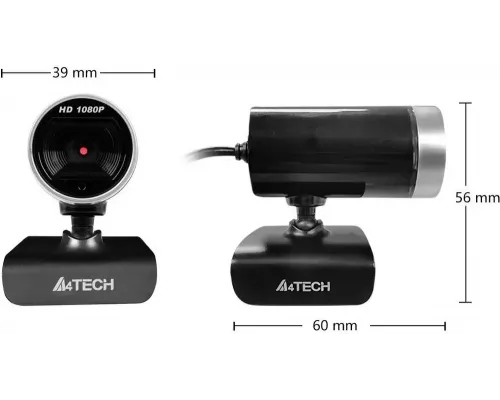 Веб-камера A4Tech PK-910H черный