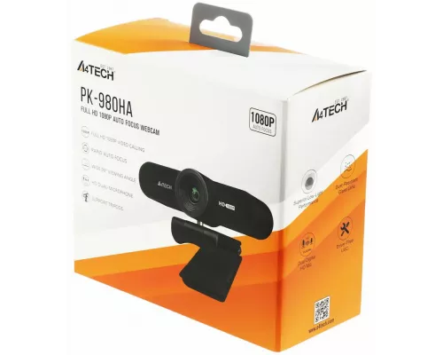 Веб-камера A4Tech PK-980HA черный