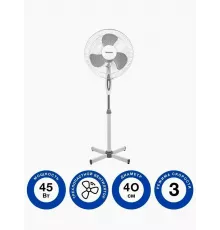 Вентилятор Blackton Bt F1114 White-Gray