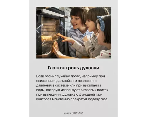 Кухонная плита Hansa FCGW52021 белый