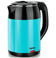 Чайник BBK EK1709P черный/бирюзовый
