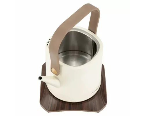 Чайник Hyundai HYK-S2043 кремовый/коричневый