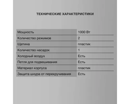 Фен-щетка Starwind SHP8502 белый/фиолетовый