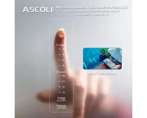 Холодильник Ascoli ACDG450WIB