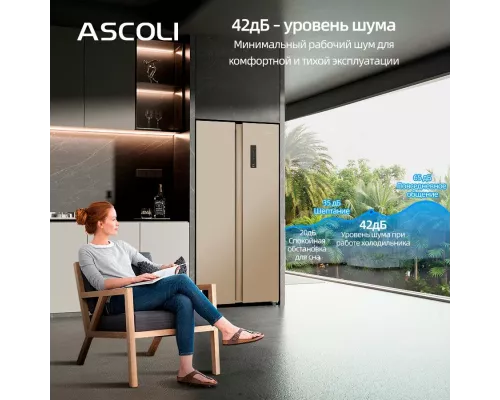 Холодильник Ascoli ACDG450WIB