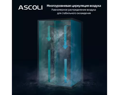 Холодильник Ascoli ACDW450WIB