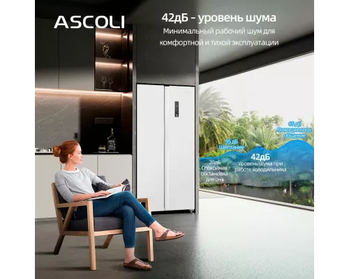 Холодильник Ascoli ACDW450WIB