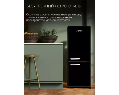 Холодильник TESLER RB-107 BLACK