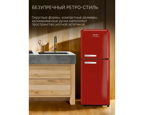 Холодильник TESLER RT-110 REDBERRY