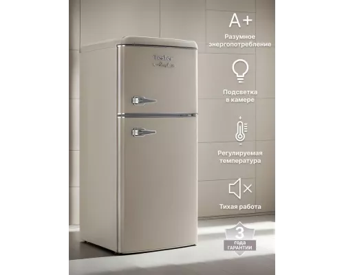 Холодильник TESLER RT-132 SAND GREY