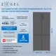 Холодильник ZUGEL ZRCDI456XB черный