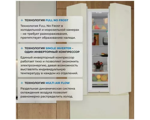 Холодильник ZUGEL ZRFD361C