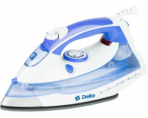 Утюг Delta DL-711 белый/фиолетовый