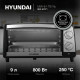 Мини-печь Hyundai MIO-HY071 серебристый