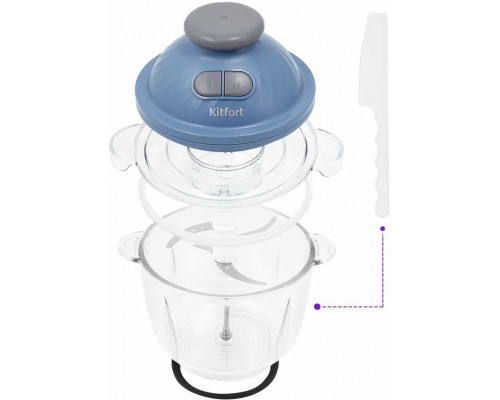 Измельчитель Kitfort КТ-3013 сиреневый