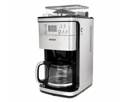 Кофеварка Kitfort КТ-705 серебристый