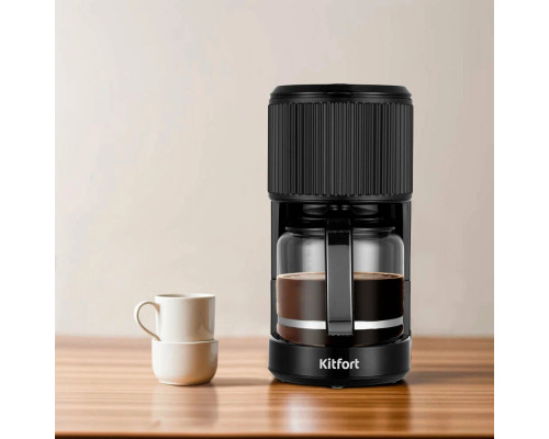 Кофеварка Kitfort КТ-7236 черный