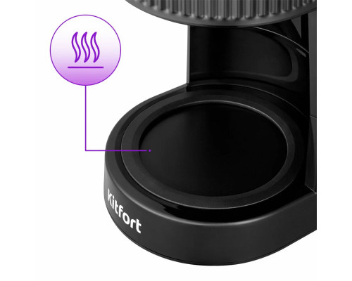 Кофеварка Kitfort КТ-7236 черный