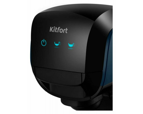 Кофеварка Kitfort КТ-7462 синий/черный