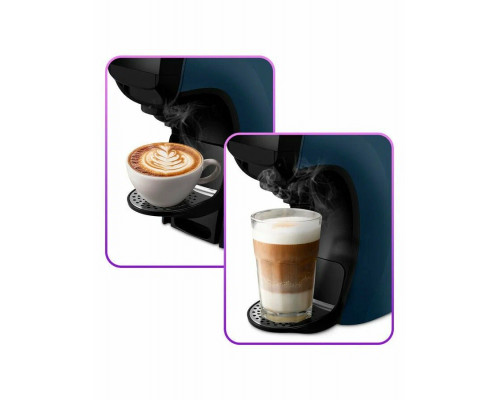 Кофеварка Kitfort КТ-7462 синий/черный