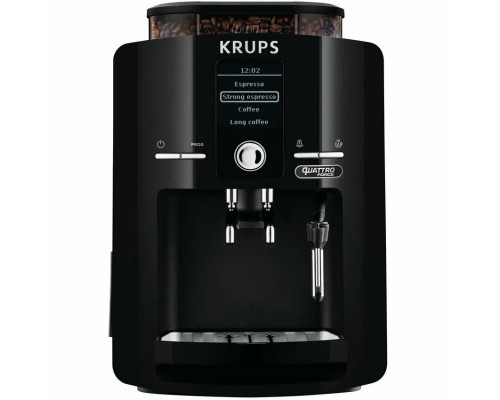 Кофемашина Krups EA82F010 черный/нержавеющая сталь