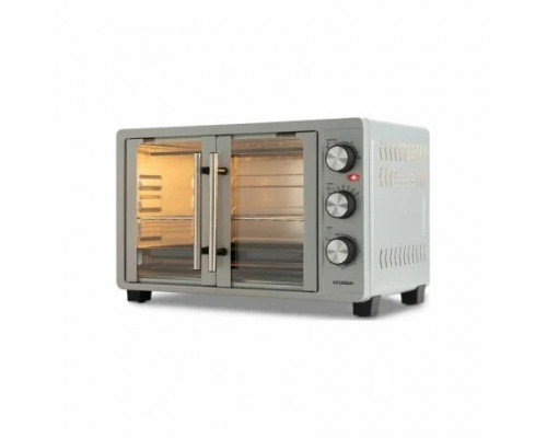 Мини-печь Hyundai MIO-HY077 серебристый