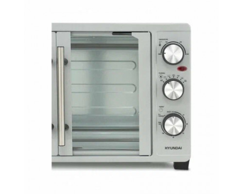 Мини-печь Hyundai MIO-HY077 серебристый