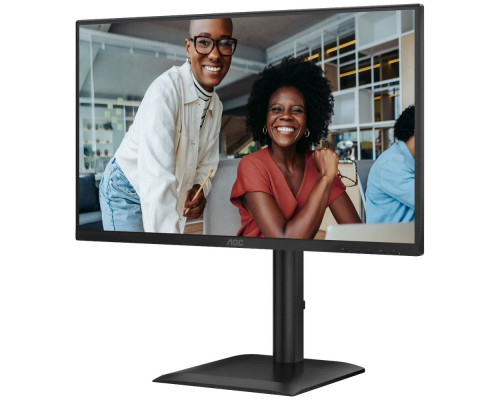 Монитор 23.8" AOC 24E4CV IPS 1920x1080, 120 Гц, 4 мс, 16:9, 300 кд/м², HDMI, DP 1.4, USB-C (90 Вт), 4xUSB 3.2, 3.5 Jack, USB Hub (4x USB 3.2), HDR10, Adaptive-Sync, черный