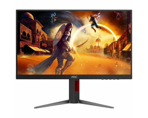 Монитор 23.8" AOC 24G4HA IPS 1920x1080, 200 Гц, 0.5 мс, 16:9, 300 кд/м², 2xHDMI 2.0, DP 1.4, 3.5 Jack, динамики (2x2 Вт), HDR10, G-Sync, черный