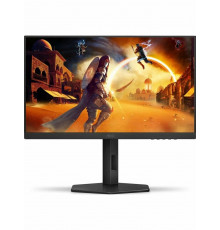 Монитор 23.8" AOC 24G4HX Fast IPS 1920x1080, 200 Гц, 0.3 мс (MPRT), 16:9, 300 кд/м², HDR10, HDMI 2.0, DP 1.4, 3.5 Jack, динамики (2x2 Вт), Adaptive-Sync, черный