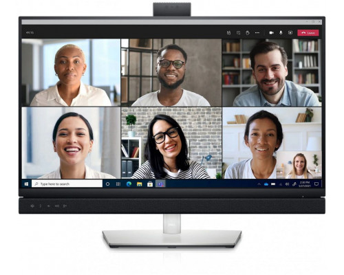 Монитор 27" Dell C2722DE IPS 2560x1440, 60 Гц, 5 мс, 16:9, 350 кд/м², HDMI 2.0, DP 1.2, USB-C, 3.5 Jack, USB Hub (4x USB), динамики (2x5 Вт), веб-камера, HDR10, черный