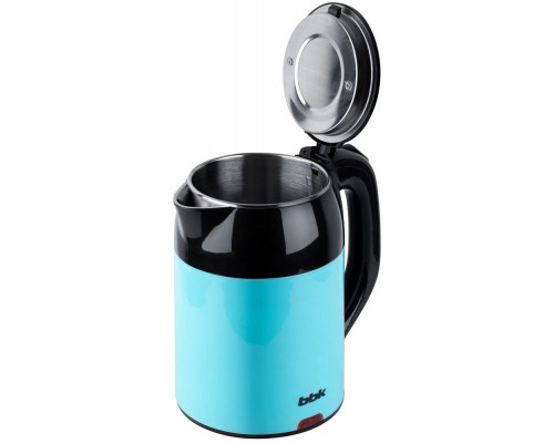 Чайник BBK EK1709P черный/бирюзовый