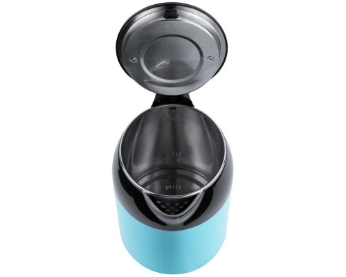 Чайник BBK EK1709P черный/бирюзовый