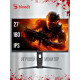 Монитор 27" A4Tech Bloody MN271Q IPS 2560x1440, 180 Гц, 1 мс, 16:9, 320 кд/м², 2xHDMI, 2xDP, 2xUSB, 1xUSB-B, 1x3.5 мм, серый