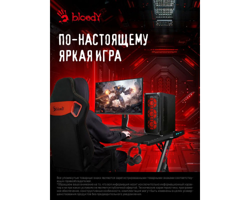 Монитор 27" A4Tech Bloody MN271Q IPS 2560x1440, 180 Гц, 1 мс, 16:9, 320 кд/м², 2xHDMI, 2xDP, 2xUSB, 1xUSB-B, 1x3.5 мм, серый