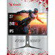 Монитор 27" A4Tech BLOODY MN272Q IPS 2560x1440, 240 Гц, 1 мс, 16:9, 400 кд/м², 2xHDMI, 2xDP, 1x3.5 мм, 2x3 Вт, темно-серый